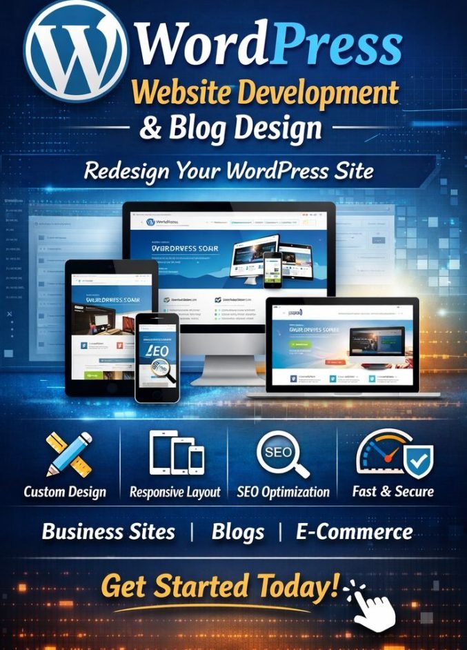 WordPress Website Development & Blog Design _ Redesign Your WordPress Site